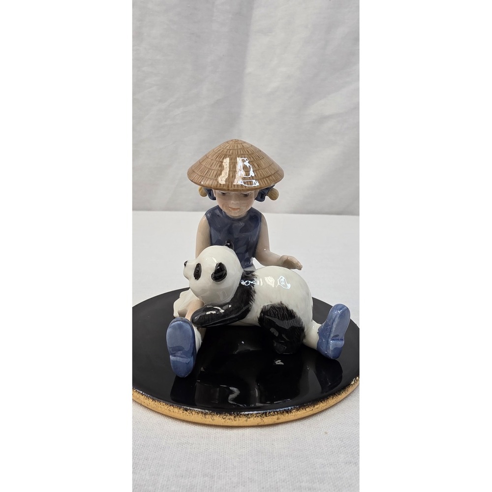 Millennium Collection 2002 Emma Limited Edition Porcelain Figurine Girl Panda